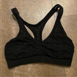 Free People Textured Fishnet Bralette